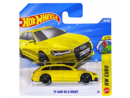 Hot Wheels 17 Audi RS 6 Avant žluté