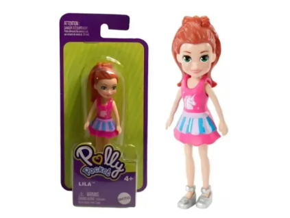 Panenka Polly Pocket Lila s jednorožcem