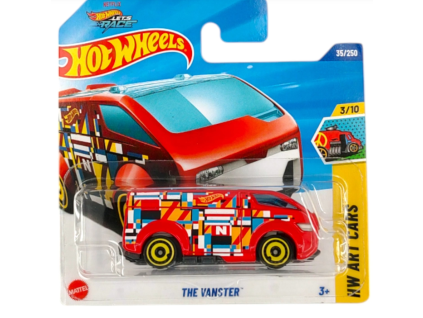 Hot Wheels Netflix Lets Race The Vanster červený