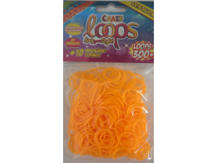 Gumičky Loom oranžové 300ks