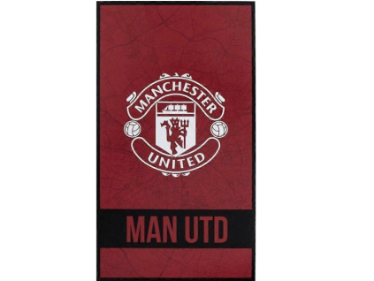 Plážová osuška Manchester United tmavě červená