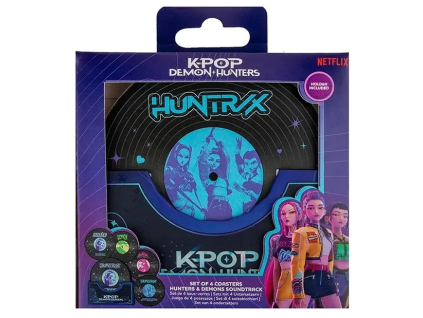 Set podtácků KPop Demon Hunters Hunters and Demons