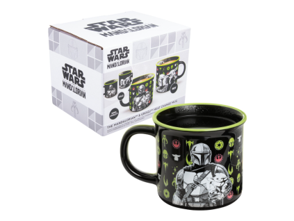 Měnící hrnek Star Wars The Mandalorian And Grogu