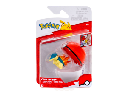 Pokémon Clip N Go Cyndaquil with Poke Ball
