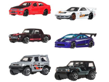 Hot Wheels Silver Series Streets of Japan 6ks