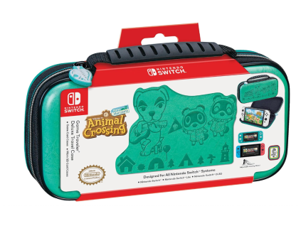 Switch Pouzdro Animal Crossing tyrkysové