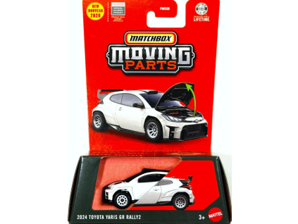 Matchbox Moving Parts 2024 Toyota Yaris GR Rally 2