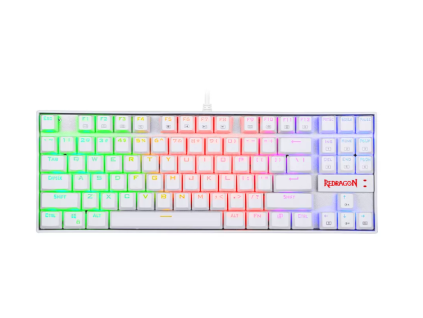 PC Mechanická klávesnice Redragon Kumara K5522 RGB bílá EN