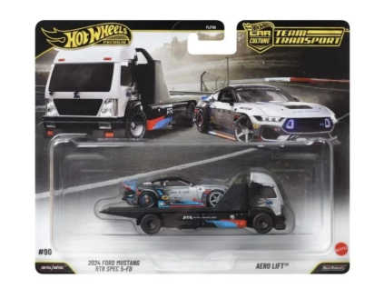 Hot Wheels Premium Car Culture Team Transport 2024 Ford Mustang RTR Spec 5FD