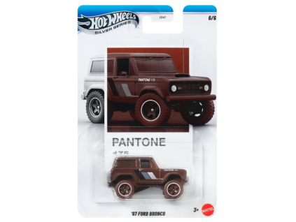 Hot Wheels Silver Series Pantone 175 67 Ford Bronco