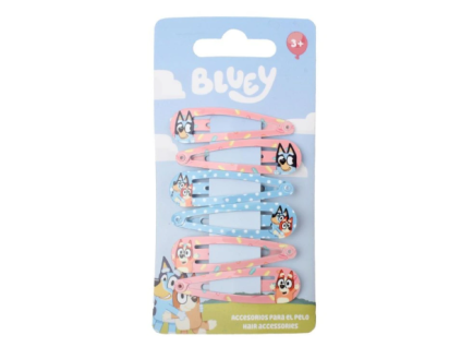 Sponky do vlasů Bluey 6ks