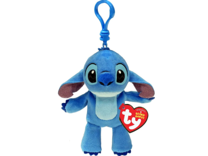 Plyšový přívěšek Ty Disney Beanie Babies Stitch 8cm