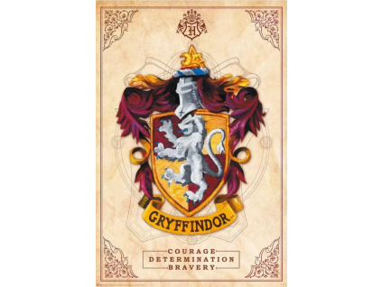 Plakát Harry Potter Plakát Maxi Gryffindor 91x61cm