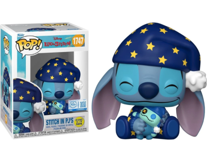 Funko Pop! 1747 Lilo and Stitch Stitch in Starry PJs Glows in the Dark