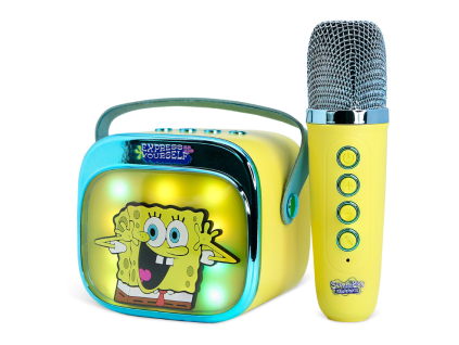 Karaoke LED reproduktor s mikrofonem OTL Spongebob Nové