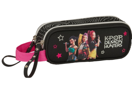 Penál Demon Hunters Kpop Energy dvojité pouzdro