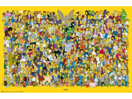 Plakát The Simpsons Cast