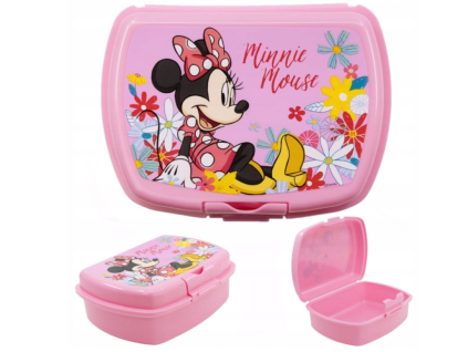 Svačinový box Minnie růžový