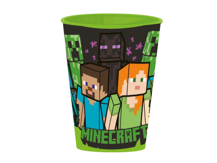Plastový kelímek Minecraft
