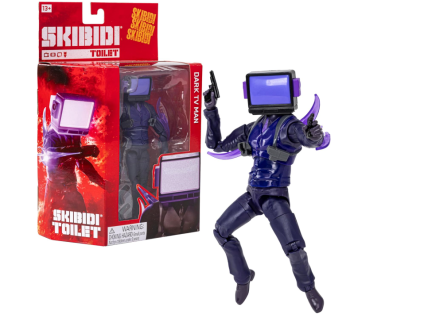 Figurka Skibidi Toilet Deluxe S2 Dark TV Man