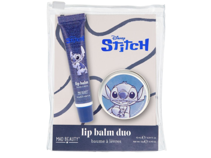 Set péče na rty Stitch Denim balzám na rty 12g a lesk na rty 10ml