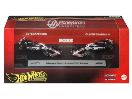 Hot Wheels Premium Formula 1 2025 Visa Cash App Racing Bulls Ocon a Bearman