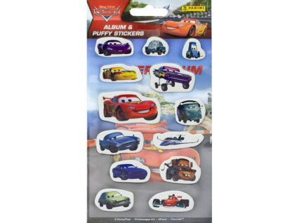 Album Disney Cars a puffy samolepky 13ks