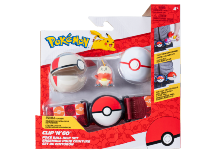 Pokémon Clip N Go Belt Set Fuecoco