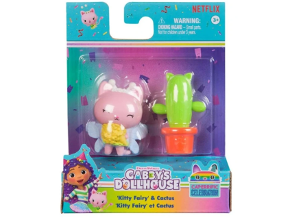 Figurky Gábinin kouzelný domek Kitty Fairy a kaktus
