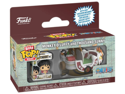 Funko Bitty Pop! One Piece Monkey D.Luffy and Thousand Sunny