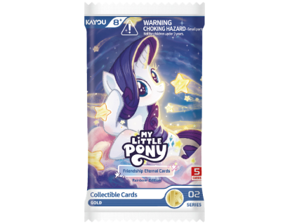 Sběratelské karty Kayou MLP Friendship Eternal Rainbow Card
