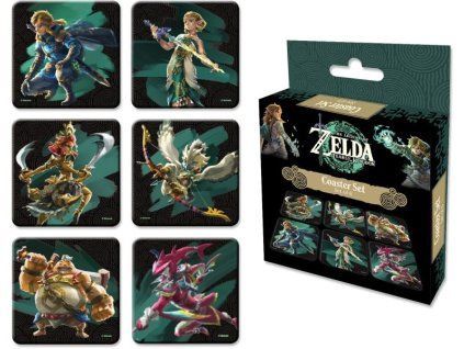 Podtácky The Legends of Zelda Tears of Kingdom 6ks