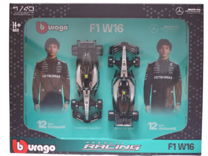 Auta F1 2 Pack MercedesAMG W16 Kimi Antonelli 12 1