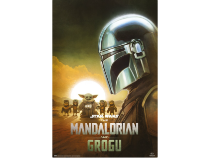 Plakát Star wars The Mandalorian a Grogu
