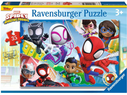 Puzzle Spidey a jeho úžasní přátelé 35 dílků