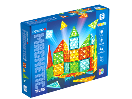 Geomag Magnetic Tiles 32 dílků