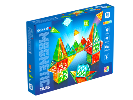 Geomag Magnetic Tiles 60 dílků