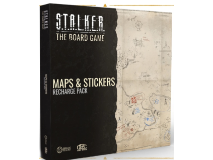 S.T.A.L.K.E.R. Desková hra Dobíjecí balíček map a samolepek