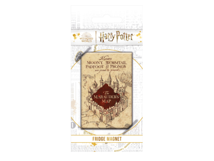 Magnet Harry Potter Pobertův plánek