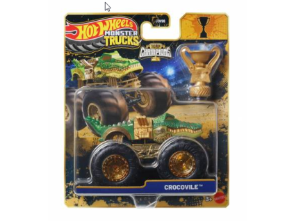 Hot Wheels Monster Trucks Trophy Champions Crocovile