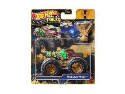 Hot Wheels Monster Trucks Trophy Champions Wreckin Wolf