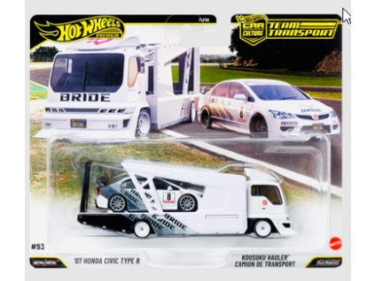 Hot Wheels Premium Car Culture Team Transport Hw Honda Civic TypeR a Kousoku