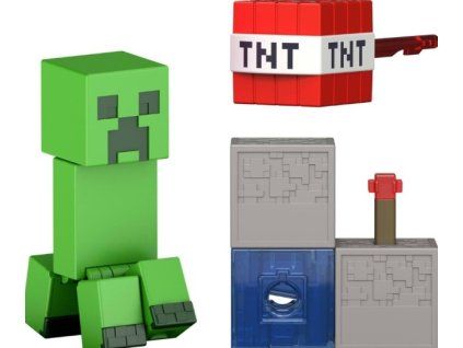 Figurka Minecraft Redstone Charged Creeper 8cm