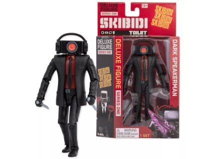 Figurka Skibidi Toilet Deluxe Series One Dark Speakerman 15cm