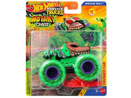 Hot Wheels Monster Trucks Wreckin Wolf Mutant Chaos