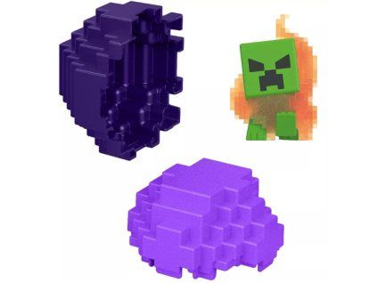 Minecraft Mini Eggs Mc Mini Fire and Flames Creeper