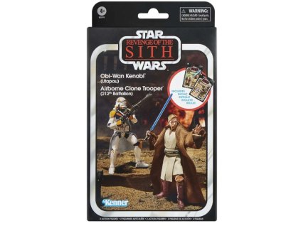 Figurka Star Wars Revenge of The Sith ObiWan Kenobi a Airborne Clone Trooper 10cm