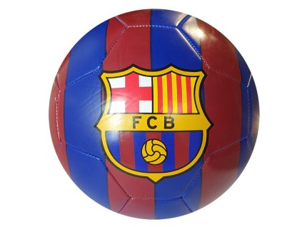 Fotbalový míč FC Barcelona s pruhy vel.5