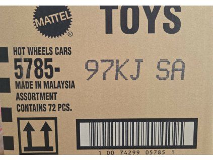 Sada autíček Hot Wheels 5785 97KJSA 72ks