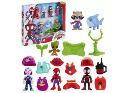 Figurky Marvel Spidey a jeho úžasní přátelé Rescue Spidey a posádka 6ks